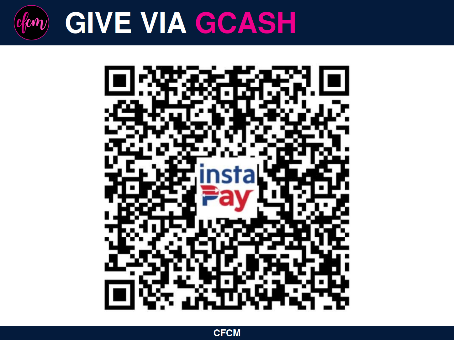 CFCM GCash Account